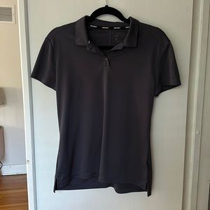 Nike Women’s Dri-Fit Golf Shirt | Size Medium | Dark Gray